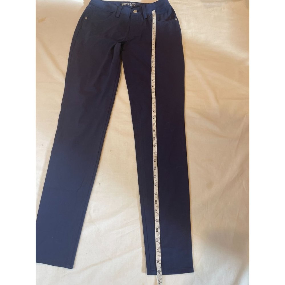 Nike Golf Womens Jeans Skinny Leg Mid Rise Dri Fit Stretch Navy Blue Size 0 - Picture 6 of 11